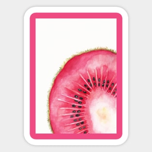 Kiwi (Pink) Sticker